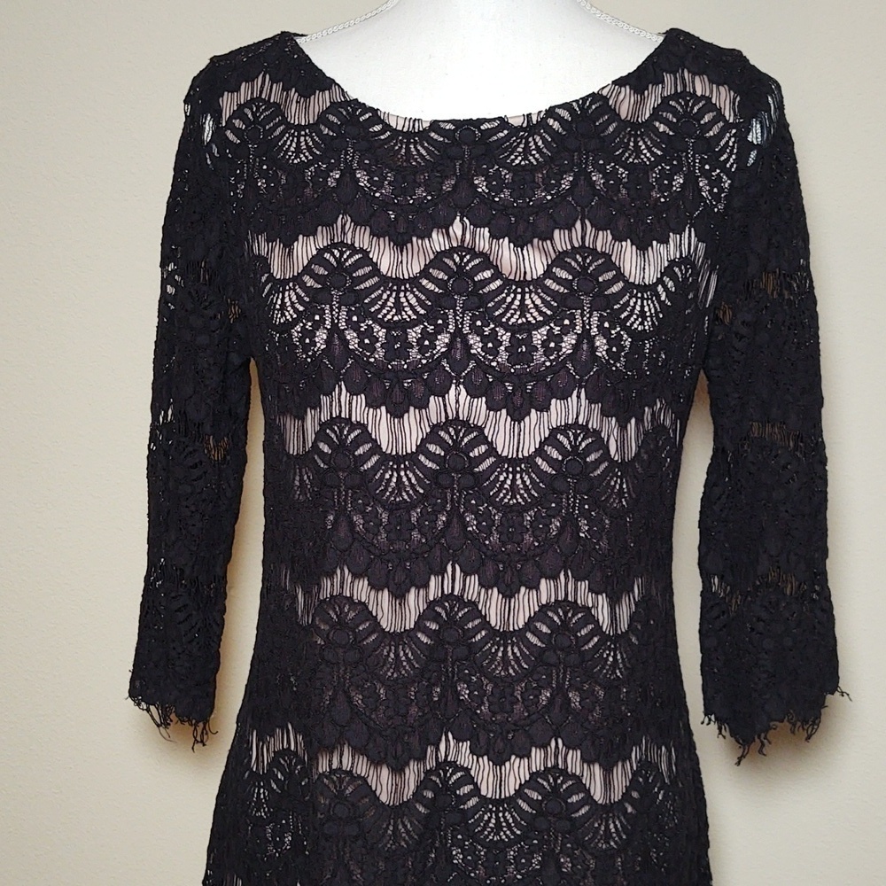 Jessica Howard Black Lace Dress